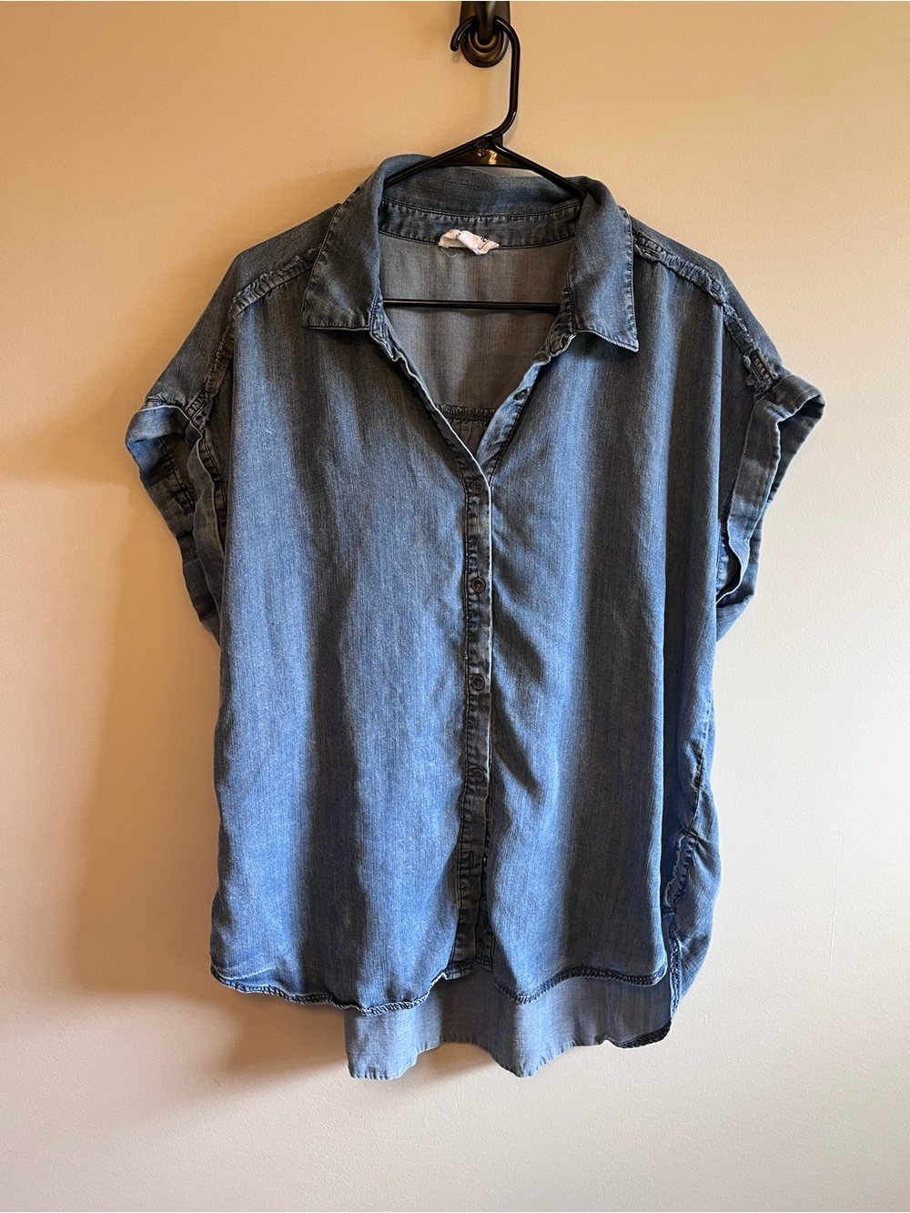 For The Republic Button Up Shirt in Blue